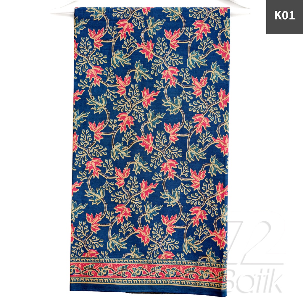 BAHAN BATIK PREMIUM Katun Motif Sekar Nitik Warna Merah Hijau Kuning Biru 724941 Cap 72 Jarik Jarit Samping Kebat Panjang Batik Katun Modern Premium Bahan Seragam Batik Pernikahan Kantor Keluarga Murah Kamen Jadi Batik Bali Lembaran