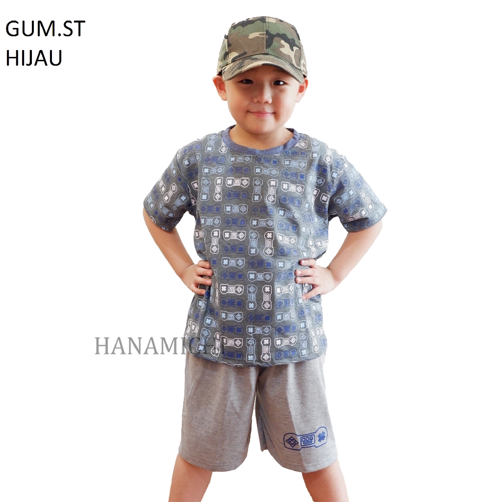 Hanamichi GUM.ST Setelan Anak Lengan Pendek