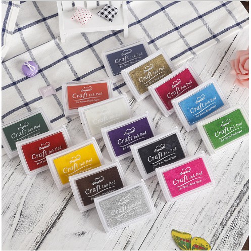 Ink Pad  rubber stamp Untuk Scrap book dan Craft lain nya