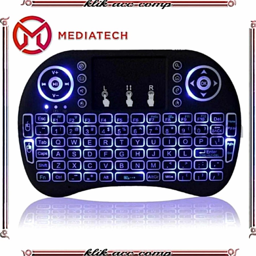 Mini Keyboard Wireless Touchpad Mouse with Color Original