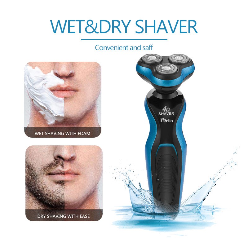 TUR PZ01 Alat Cukur Elektrik /Shaver/Alat Cukur Jenggot Listrik Portable 3In1 Upgrade Kelabu