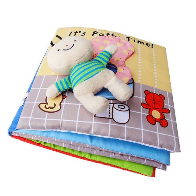 JJ Ovce Soft Book Potty Time Mainan  Bayi Mainan  Edukasi  