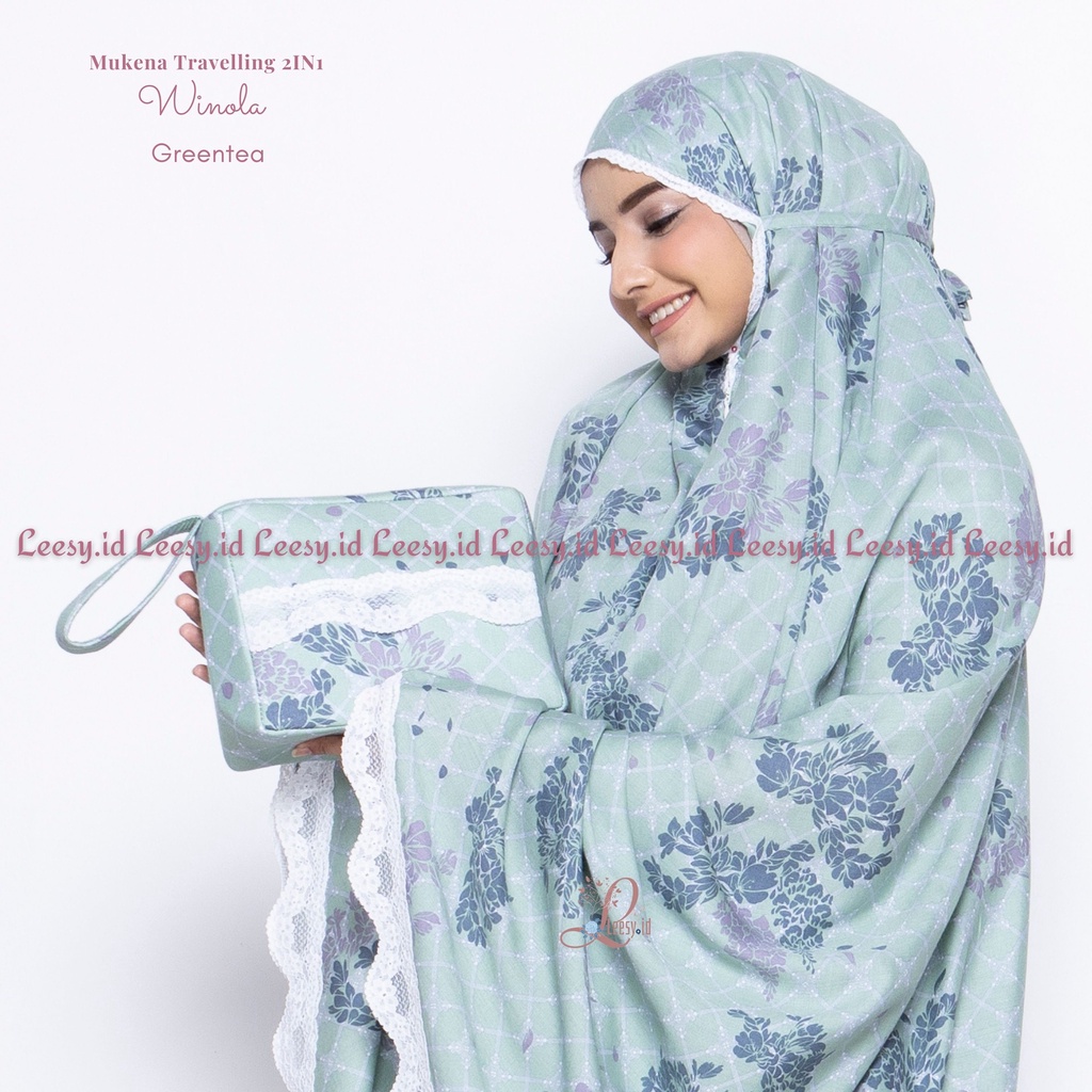 Mukena Dewasa Rayon Travelling 2IN1 Winola
