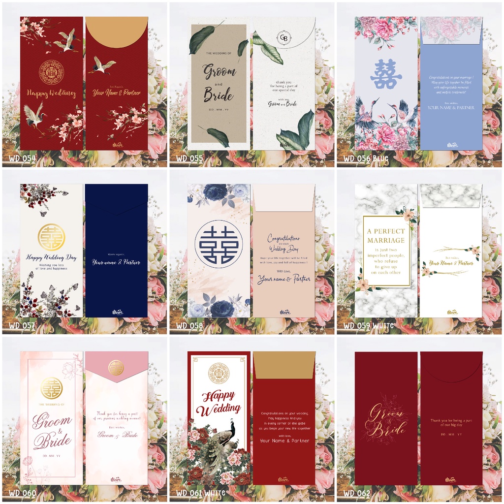 

Custom Angpao Wedding | Angpao Sangjit | Amplop Seserahan | Angpao Kondangan - MPWD Collection 7