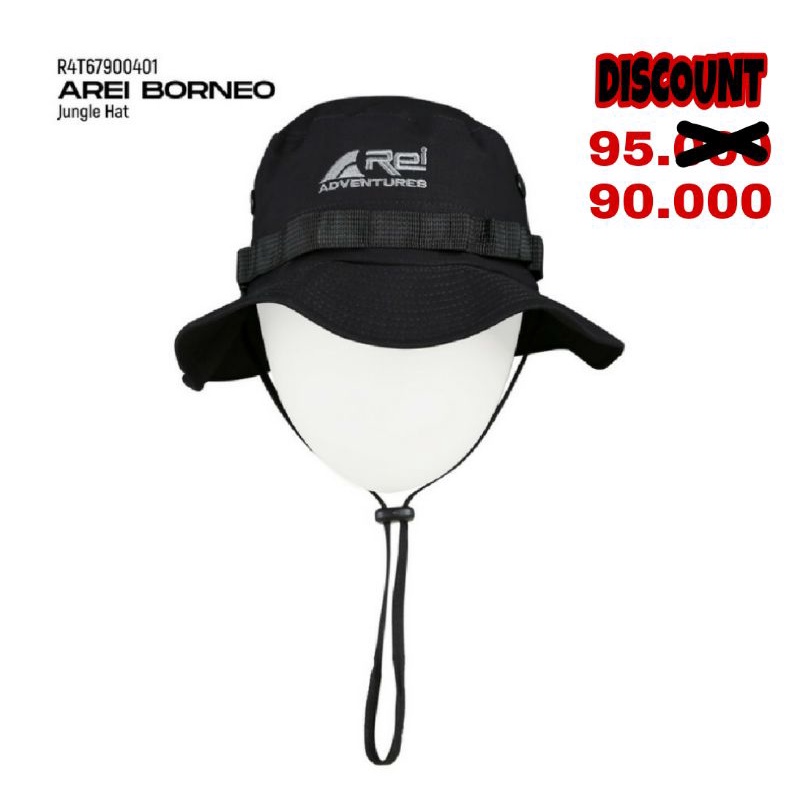 Topi Rimba Rei Arei Borneo