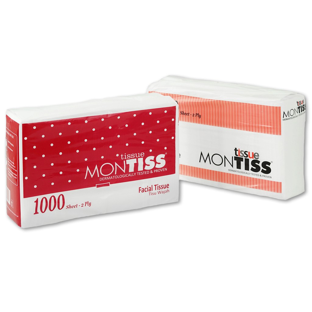 Tissue Kering Montiss 1000 Sheets - 2Ply
