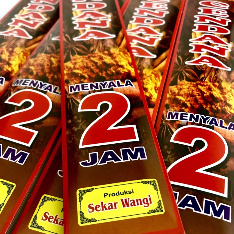 Dupa Hio Jumbo 2 jam Cendana isi 8 stick Panjang 28 cm Abu Dingin Produksi Sekar wangi