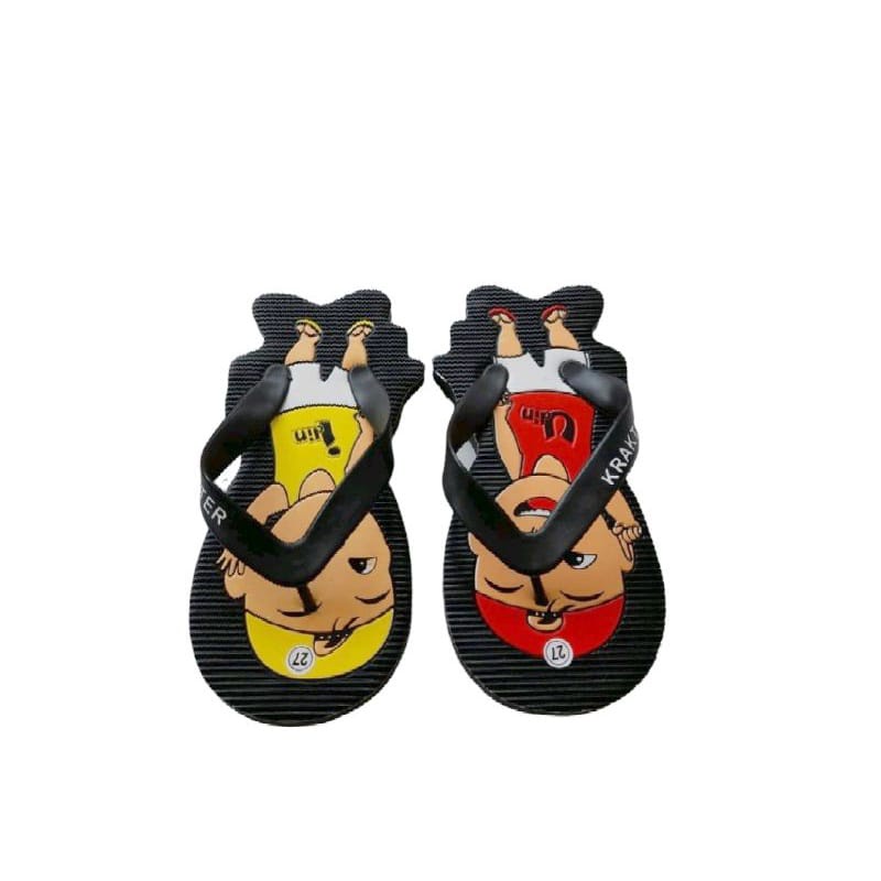 SENDAL JEPIT ANAK LAKI LAKI SANDAL SANCU UPIN IPIN TERBARU TWEMURAH