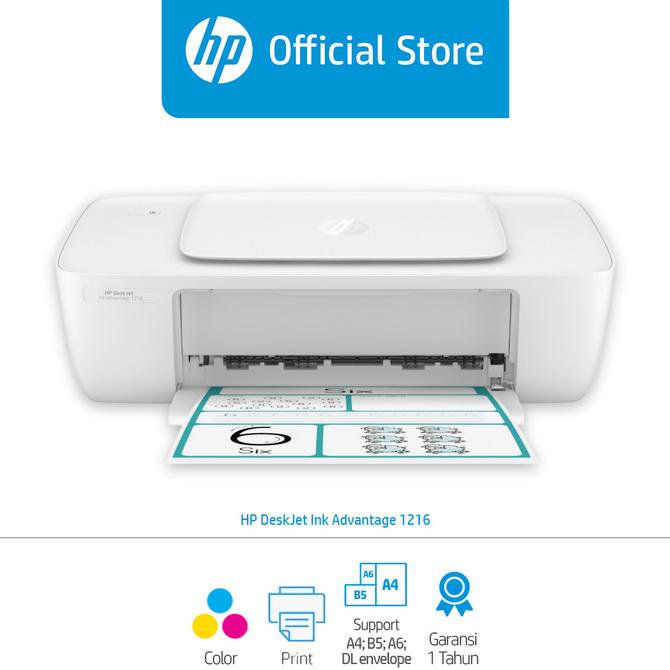 HP DeskJet Ink Advantage 1216 Printer (Print Only) - Terbaru 2020