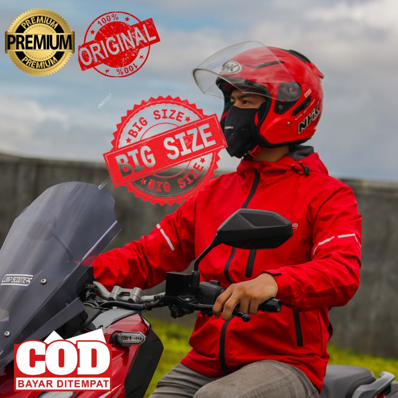 [BIG SIZE] Jaket Pria Hoodie Original WIndproof | Adventure | Gunung | Riding | Daily | Vinland