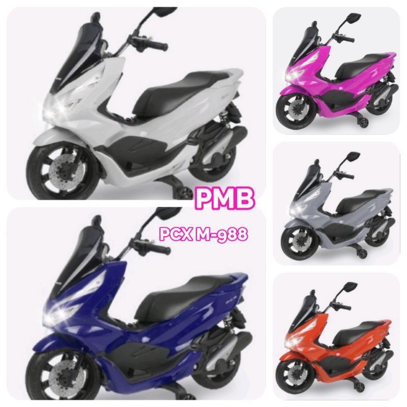 Motor Aki Listrik m 988 Pmb Honda Pcx 6v dinamo gearbox Mainan anak