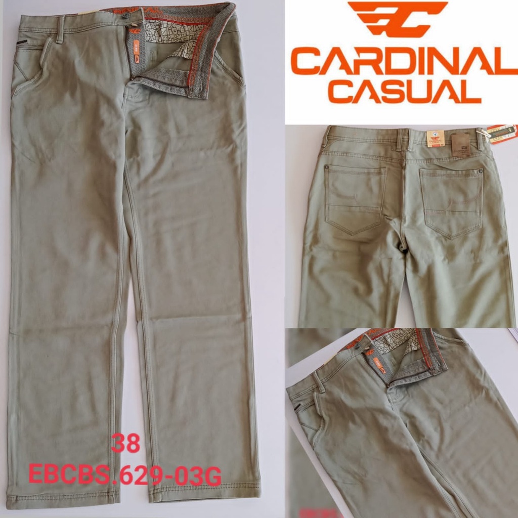 gof 37-38 2 PKT CARDINAL CASUAL CELANA POCKETS PANJANG Celana Chino Pria Fashion Laki Brand KekinianV