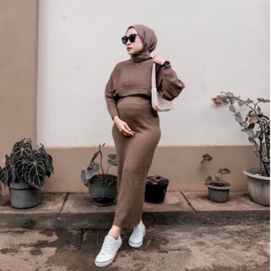 [PREMIUM] One Set Batwing Rajut // Setelan Rajut Batwing // One Set Knit Batwing // R.3/S-1,3