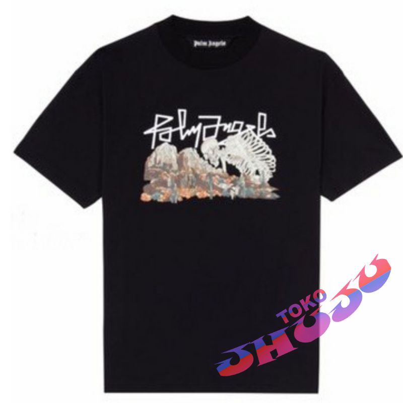 Baju T shirt Enhypen Sunghoon Palmangel Skull Desert Printing DTF