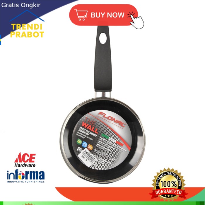 Panci Masak Informa Set Panci The Wall Saucepan 18cm W/ Lid Apricot