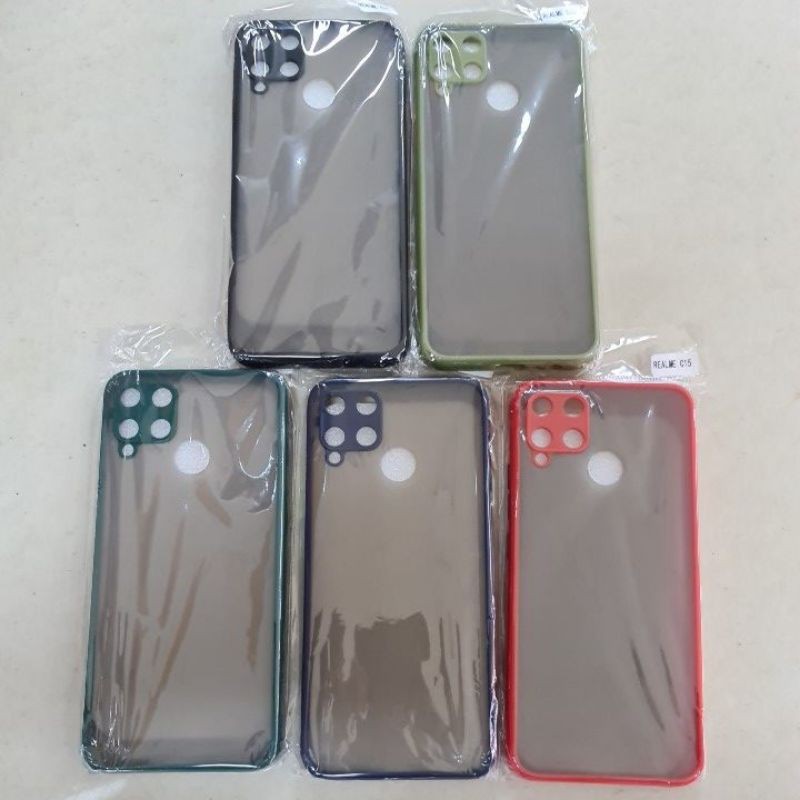 Silikon Case MYCHOICE realme c15 dan My Choice Realme C15 Plus Pelindung Kamera