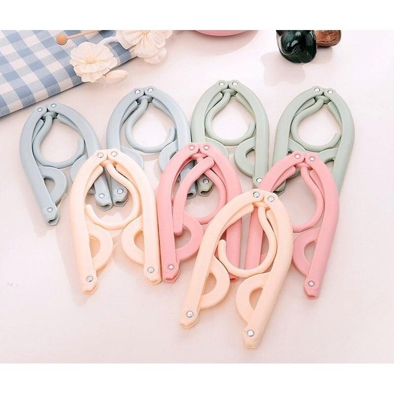 MJ88 Hanger Baju Lipat Serbaguna Portable Travel Simpel Polos dan Praktis Super Murah