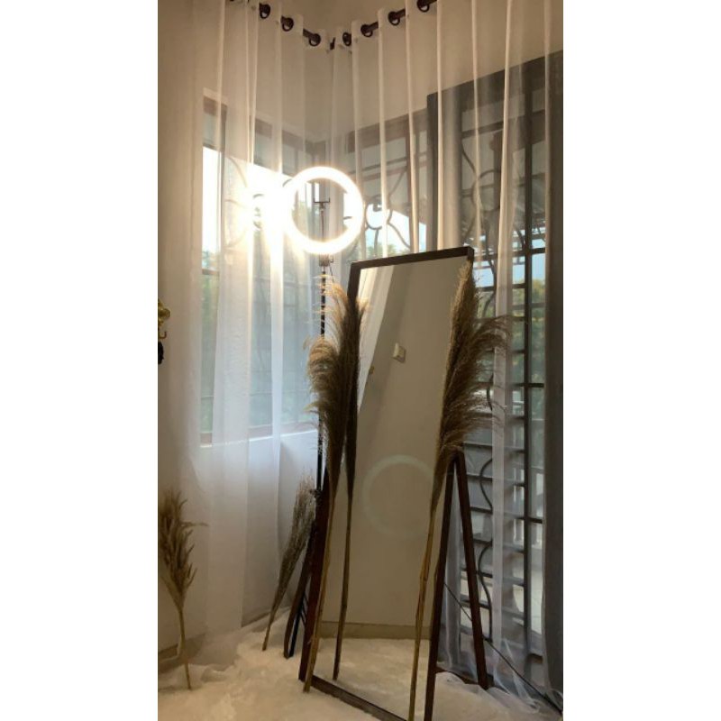 Vitrase Model Ring Gorden Transfaran  Polos Model Smokring(kolongan)