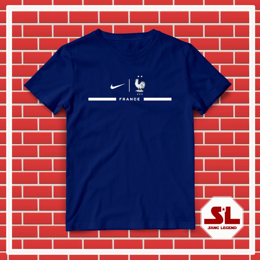 KAOS TSHIRT DISTRO BOLA NEGARA FRANCE PRANCIS 003