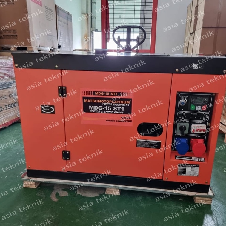 Genset silent diesel 15 kva Matsumoto Dual Voltage