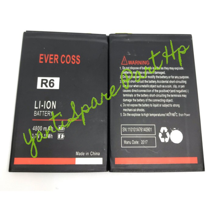 Baterai Evercoss R6 Original New