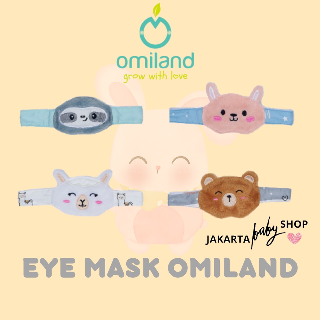 CLENCY EYE MASK BORDIR / KACAMATA BERJEMUR BAYI BORDIR CLENCY CLE101 / OMILAND OTE104