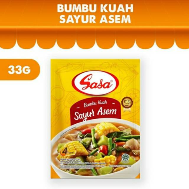 

Sasa Bumbu Kuah Sayur Asem 33g