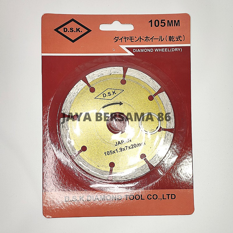 DIAMOND WHEEL DSK/HAMSTER DRY (MATA POTONG KERAMIK GERINDA)