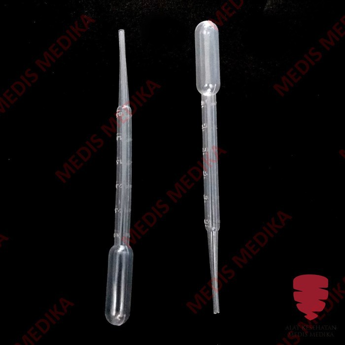 Pipet Tetes Plastik 3 ml cc Pasteur Dropping Pipette Drop Vape AS005