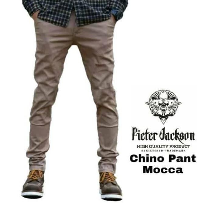 cf6s chino panjang pria long chinos pants slim fit khaki murah keren cocok rlrd
