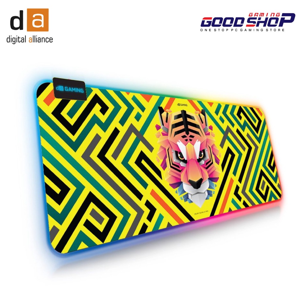 Digital Alliance D4 Tiger RGB XL - Gaming Mousepad