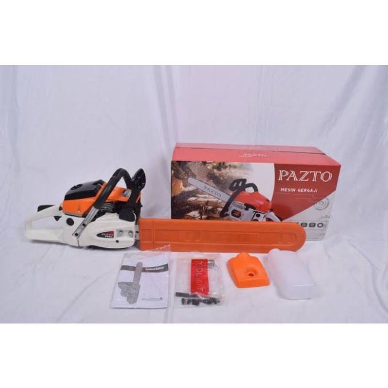 PAZTO CHAINSAW 22 INCH 2 TAK MESIN GERGAJI POTONG 22 INCH