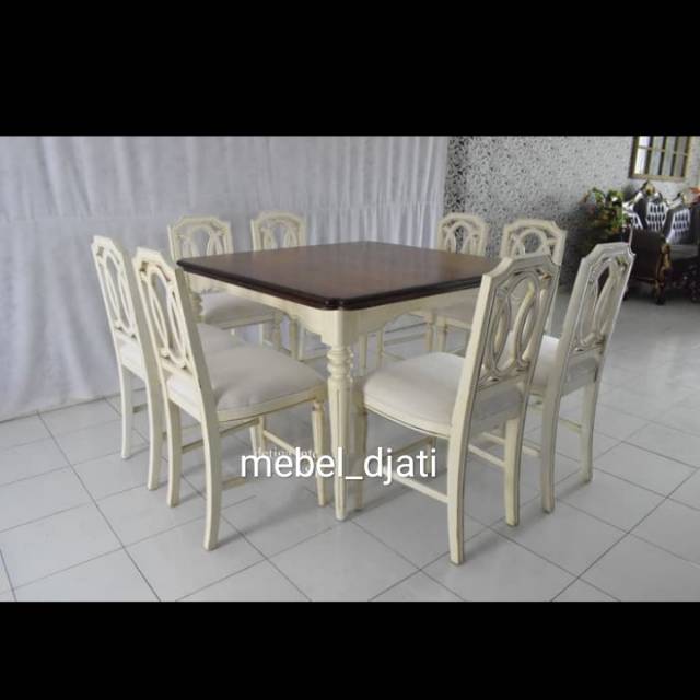 Set meja makan 8kursi