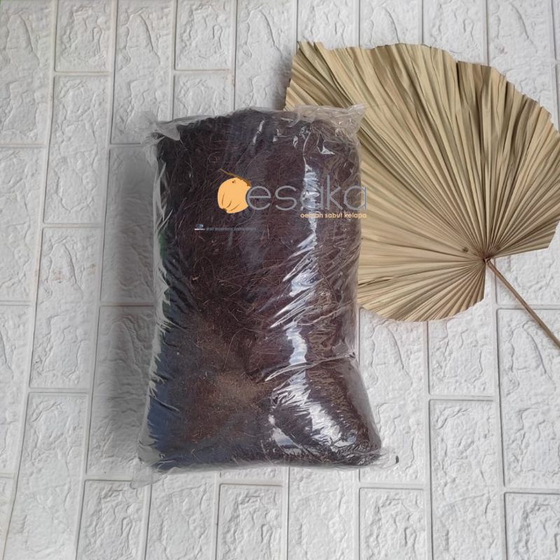 ijuk resapan air 500 gram- ijuk filter air - ijuk saringan air - serat ijuk aren