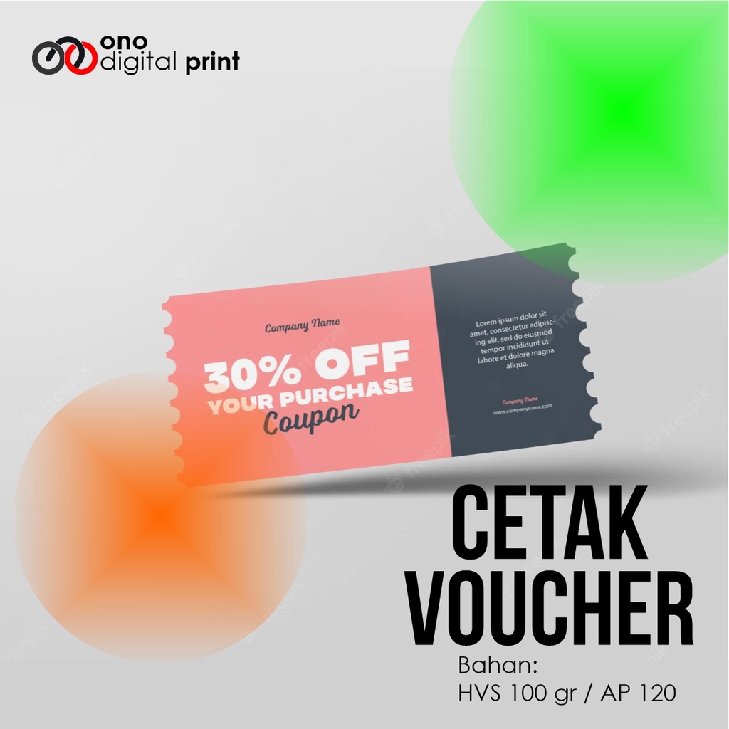 

Cetak Voucher Murah Bahan HVS/ AP 120