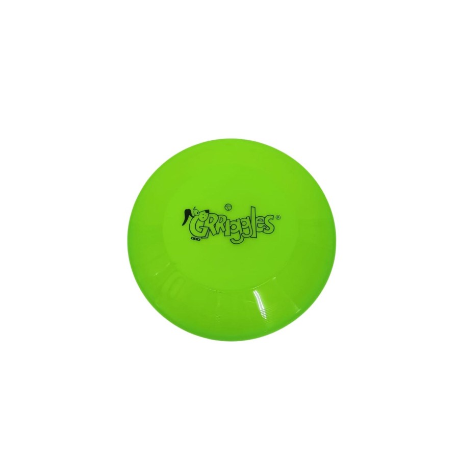 Grriggles Flying Disc - Pet Toys - GREEN
