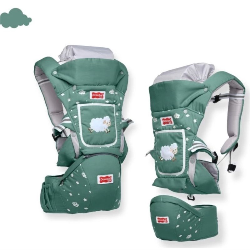 Dialogue Baby Hipseat and Carrier 10in1 Baby Sheep Series - DGG4317