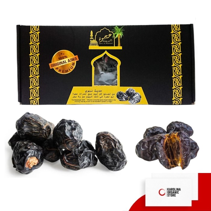 

Kurma Ajwa Aliyah Al Madinah 500 gr - Azwa Dates Korma Nabi