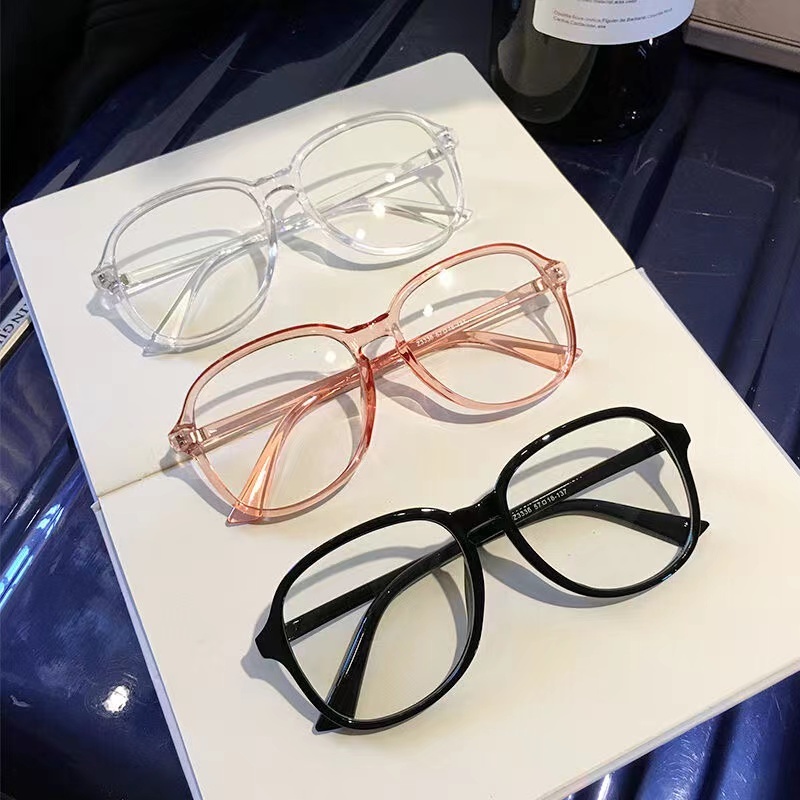 rowling(ka-8)Frame Kacamata Retro Bulat Ouval Pria Wanita Ganti Lensa antiRadiasi Murah/ Kacamata sabyan Kacamata Fashion