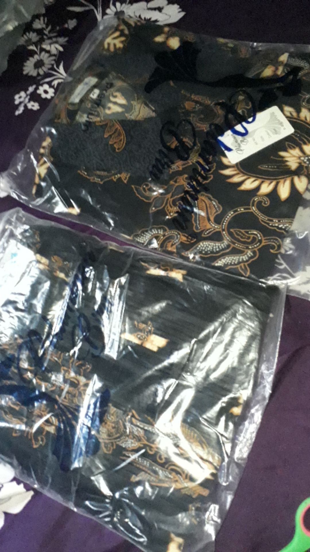 Kemeja Batik Premium - Mahkota Gold By Kheisa Collection