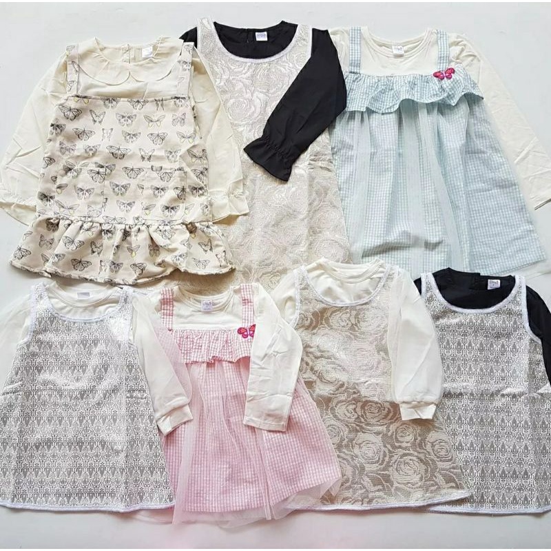 Dress Anak Perempuan Little K Toddler 1-11 Tahun