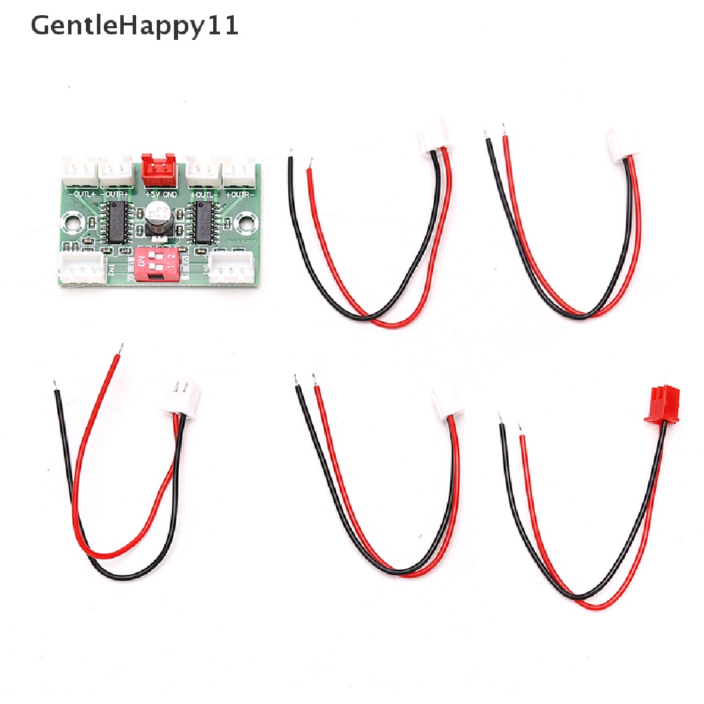Gentlehappy Mini PAM8403 Papan Amplifier Audio Digital 4 Channel 3wx4 DC 5V Stereo Sound