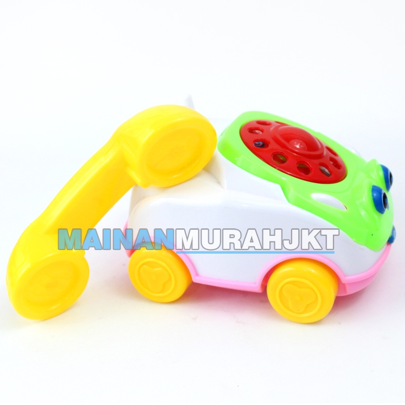 MAINANKEI ANAK MURAH TELEPHONE CAR KRING KRING LT119 TELPON ANAK MOBIL MOBILAN TELPHONE