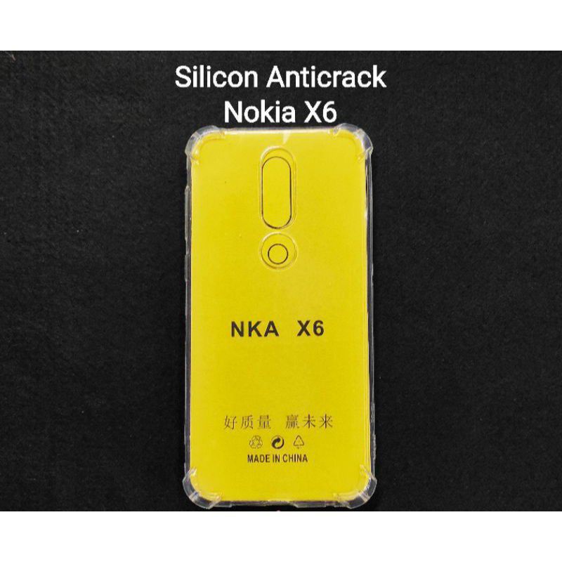 Anticrack Nokia X6 / 6.1+ Plus Softcase Bening