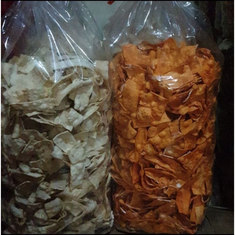 

Kripik slondok ori / pedas 250gram