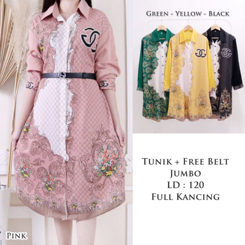 Tunik Gucci Bunga Shopee Indonesia
