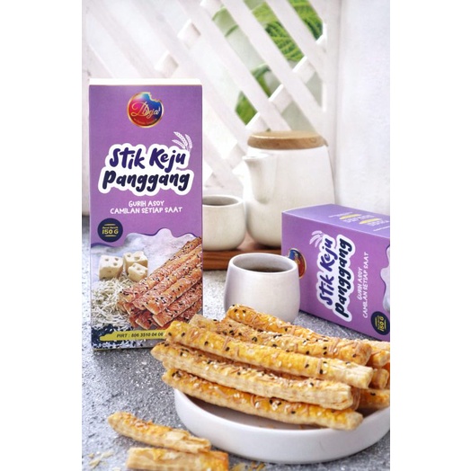 

DBEJA SNACK STIK KEJU PANGGANG- stik keju dengan topping keju berat 130 gram