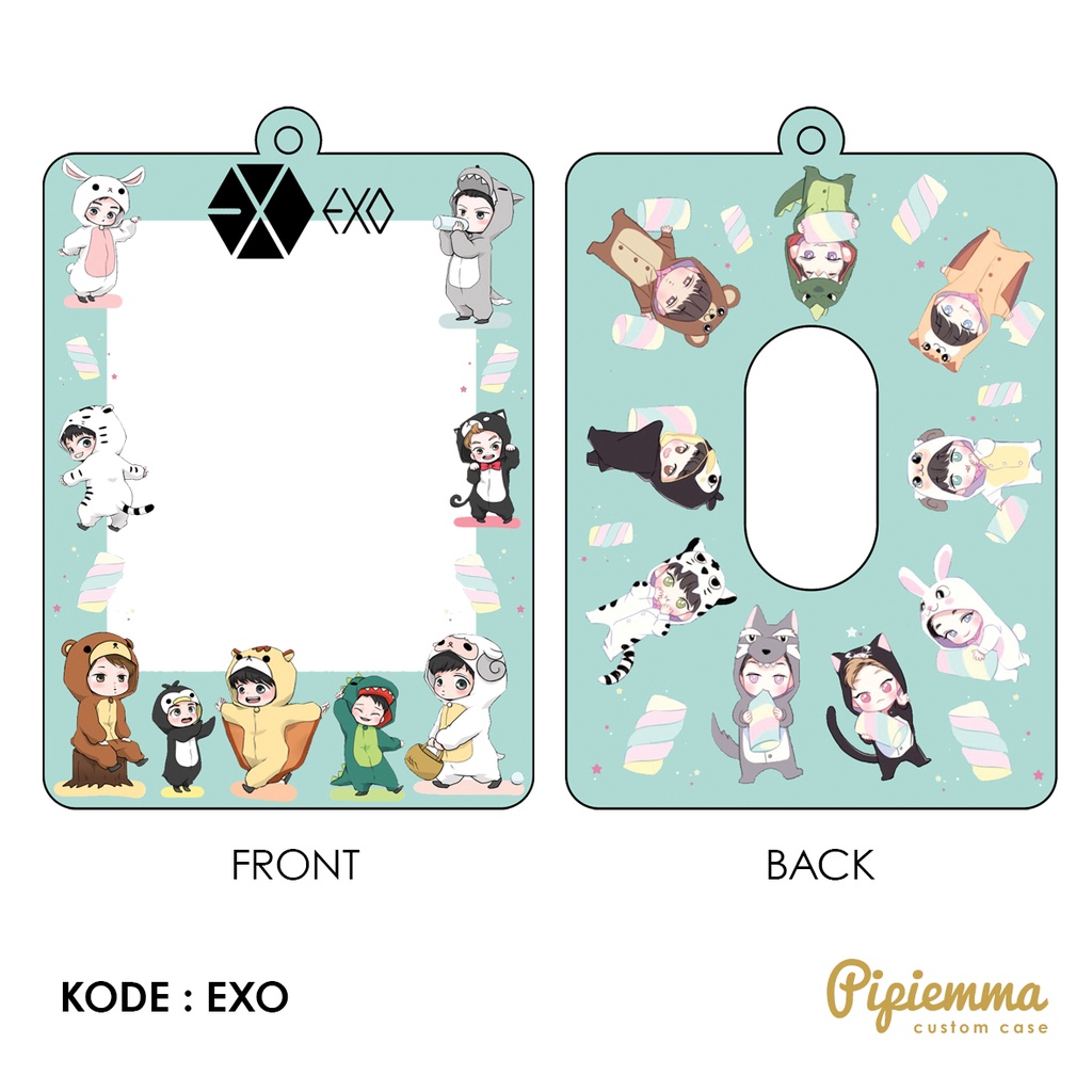 Acrylic photocard PC holder Tempat Foto Akrilik Kpop