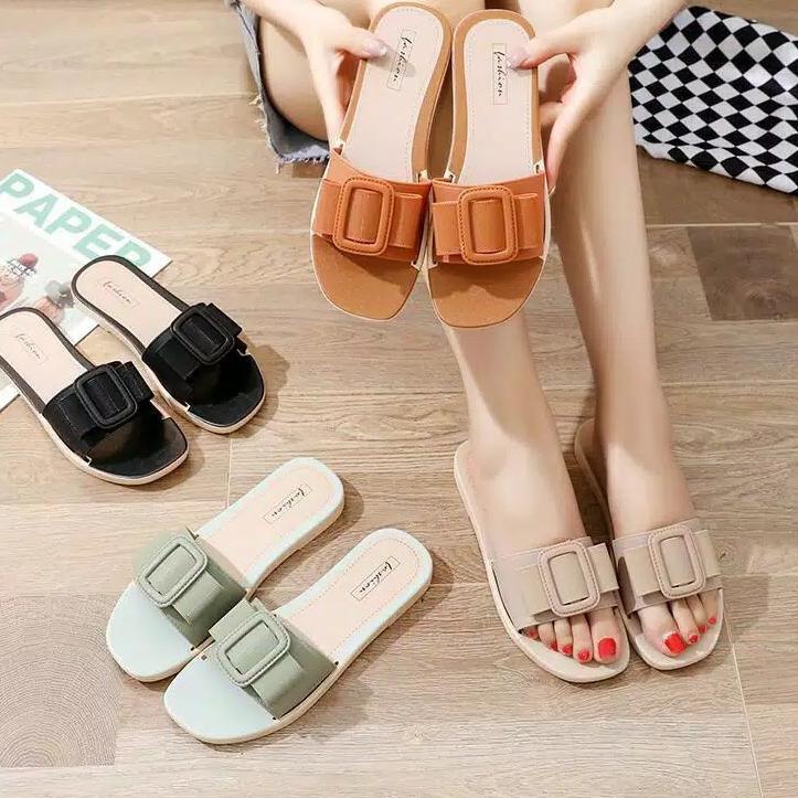 Rame-Rame Sandal Teplek Wanita QUEENESA | TERPOPULER | VIRAL | TIKTOK