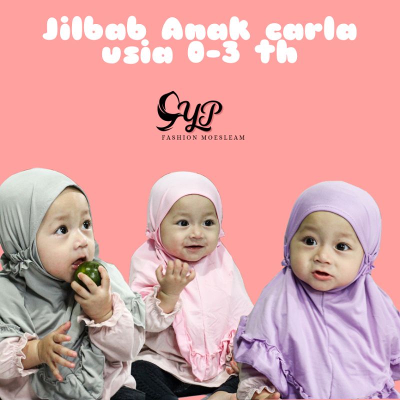 JILBAB ANAK BAYI KARLA USIA 0-3 TH GYP OLSHOP